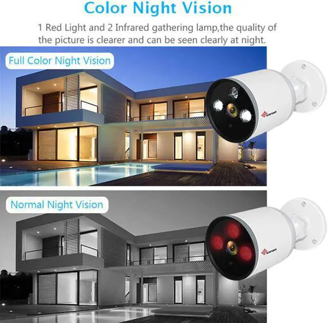 Alt view image 2 of 5 - 1080P WIFI Camera Outdoor/ Indoor Full Color Night Vision Security CCTV IP Camera Onvif YCC365 Action Sound detection Cam