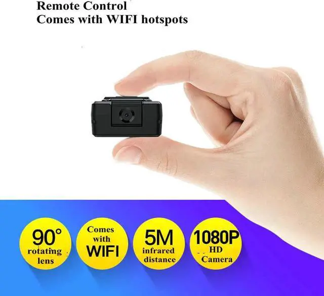 Alt view image 3 of 5 - WiFi Camera HD 1080P Sensor Night Vision Camcorder Motion DVR Micro Camera Sport DV Video Wireless Small Camera Clip cam