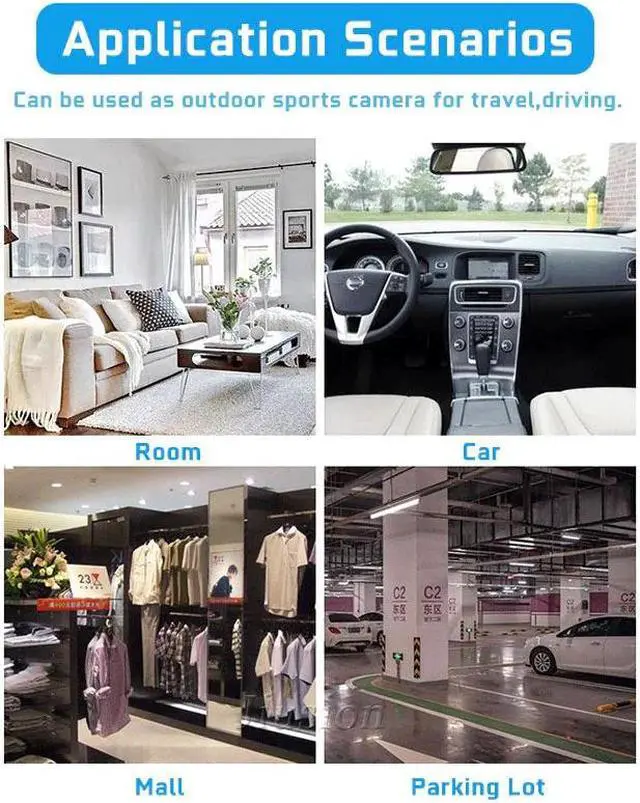 Alt view image 4 of 5 - 7 Hour Video Recording Mini Camera Espia Small Secret Camara Action Kamera Night Vision Micro Camcorder Support Hidden SD Card