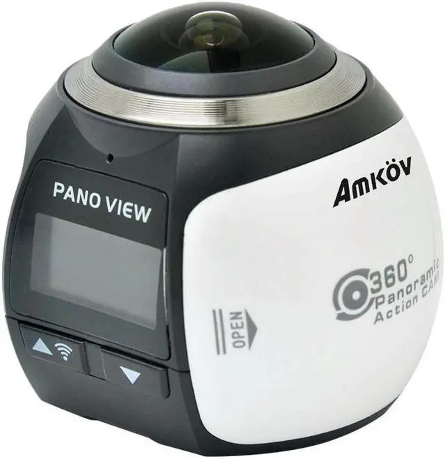 Alt view image 2 of 5 - Mini 360 Video Camera V1 Action Camera Dual Image Stabilization Mini Panorama Camera 360 Degree Sport Driving VR Camera