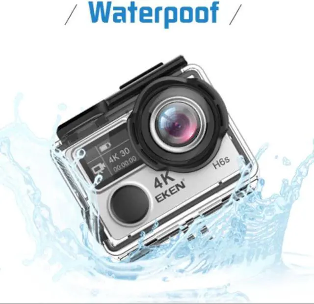Alt view image 3 of 5 - H6S Ambarella A12 WIFI 4K 30FPS Action Camera 14MP EIS Image Stabilization 30M waterproof 170 degree 1080p sport cam