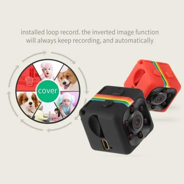 Alt view image 4 of 5 - Mini Camera 1080P HD DV Camera Motion Night Vision Camcorder DVR Micro Camera Sport Video Small Camera Cam SQ 11 Waterproof