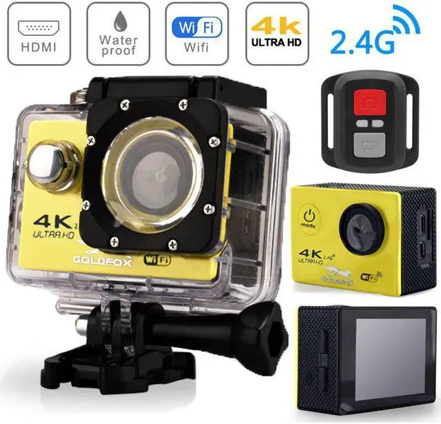 Main image of Camera HD Wifi Sports Action Camera DV Aerial Camcorder Monitor with Waterproof Shell for Indoor Outdoor GDeals