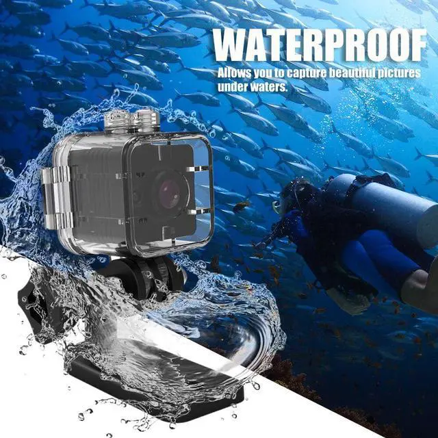 Alt view image 3 of 5 - 1080P Waterproof Mini Camera DVR Lens Sport Video Cameras Night Motion Detection Record Camcorder Micro Nanny Cam