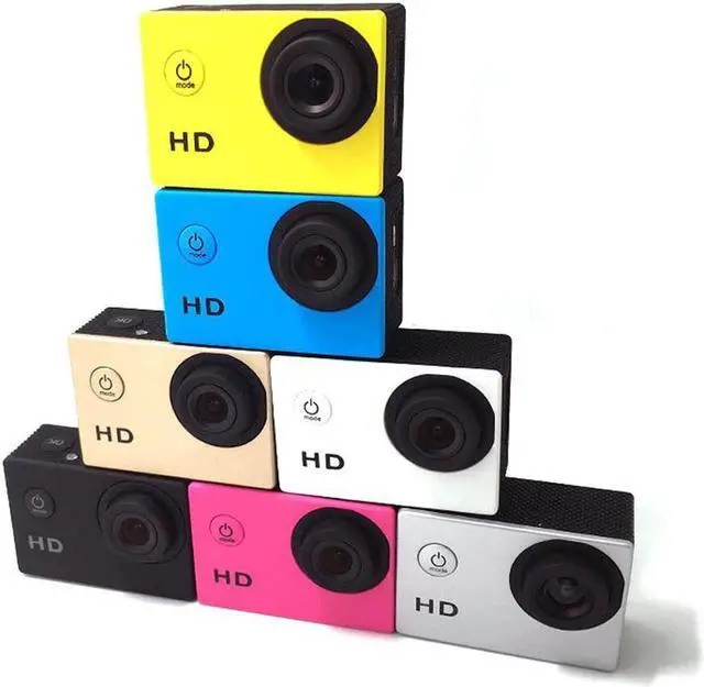 Alt view image 5 of 5 - Camera Plastic 30M Waterproof Go Diving Pro Sport Mini Dv 1080P Video Camera Bike Helmet Car Cam Dvr