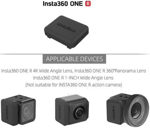 Alt view image 4 of 5 - 360 ONE R new sports Action Camera 5.7K 360 4K wide angle waterproof video camera 1 inch Lens Mod