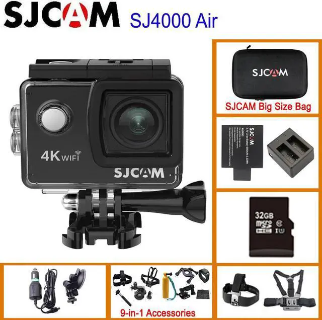 Main image of SJ4000 AIR 4K 30fps Action Camera Allwinner Chipset 1080P 60FPS WiFi Sport DV 2.0" Mini Helmet Camera Waterproof Sports DV