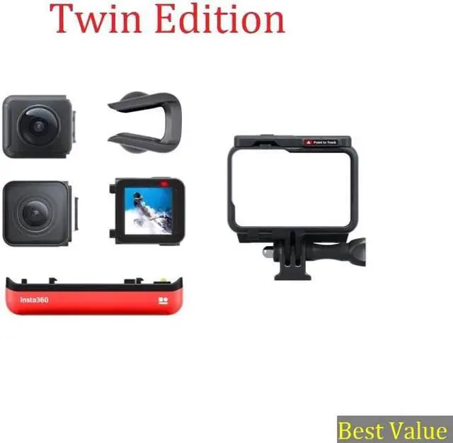 Alt view image 5 of 5 - 360 ONE R Action Camera  360 5.7K 360 4K 1-Inch Wide Angle Waterproof Video Camera 2020 NEW