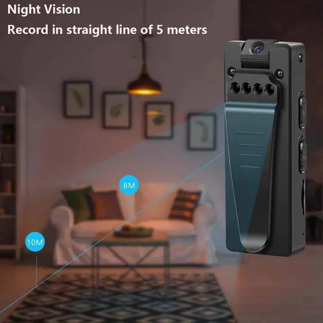 Alt view image 4 of 5 - 1080P Mini Portable Camera DVR Cameras Digital Camcorders Night Vision Loop Recording Video Recorder Pocket Sport Cam A7