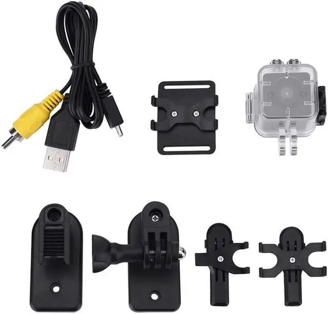 Alt view image 5 of 5 - 1080P HD 155 degree Mini Infrared Waterproof Cube Action Camera Camcorder w/ Mounts BT mini hd camera micro camera