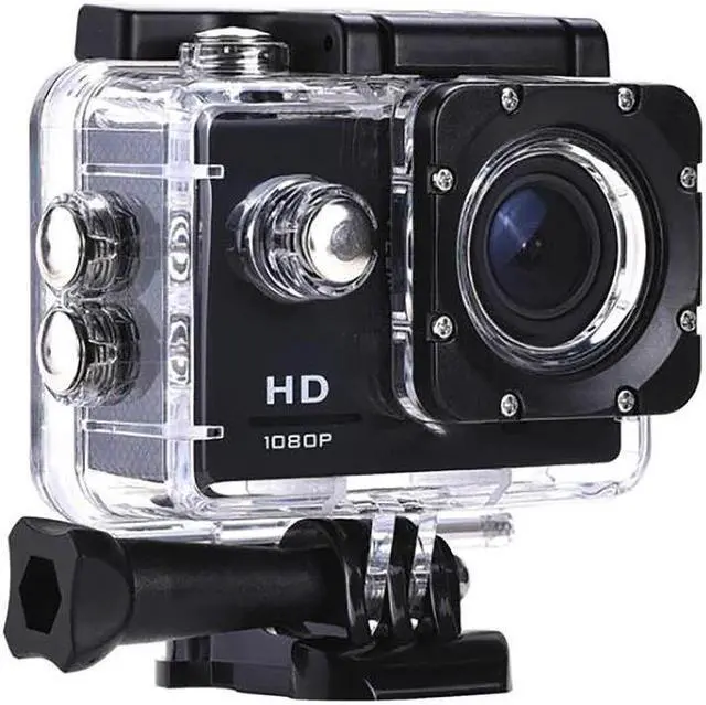 Alt view image 2 of 5 - Action Camera Plastic 30M Waterproof Go Diving Pro Sport Mini Dv 1080P Video Camera Bike Helmet Car Cam Dvr