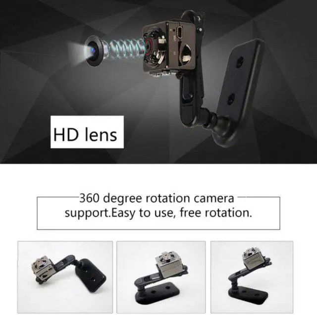 Alt view image 3 of 5 - Mini Camera 1080p Full HD Smart Small Cam Micro Outdoor Camera Sport Video Night Vision Wireless Body Smart Small Camera