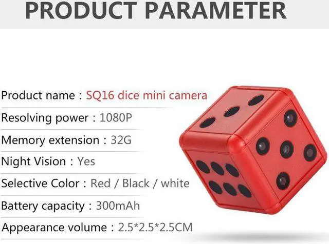 Alt view image 2 of 5 - mini camera,HD 1080P DVR Video Sport Micro Camcorders Cam Wide Angle SQ 16 Camera pk sq11 Support tf card Night vision