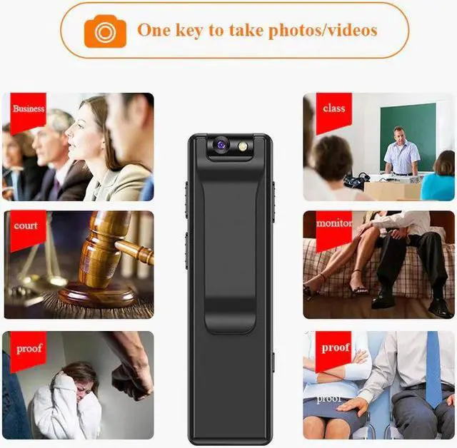 Alt view image 2 of 5 - Pen Mini Camera HD 1080P Camcorder Video Audio Recorder PC Support TF Card Flashlight Micro DV Small Digital Action Cam