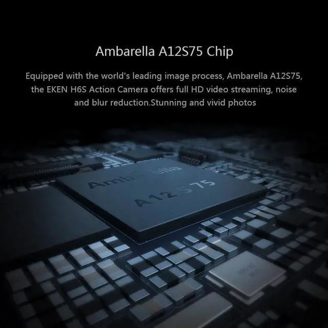 Alt view image 4 of 5 - H6s 4K+ Ultra HD 14MP with EIS Remote Sport Camcorder Ambarella A12 Chip Wifi 30m Waterproof  Sensor Action Camera