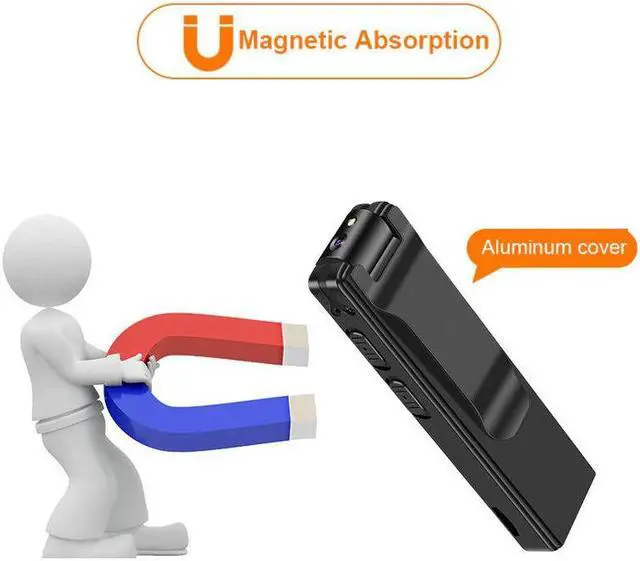 Alt view image 3 of 5 - Pen Mini Camera HD 1080P Camcorder Video Audio Recorder PC Support TF Card Flashlight Micro DV Small Digital Action Cam