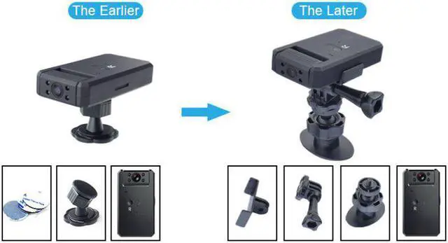 Alt view image 3 of 5 - 4K 1080P Wireless Mini WiFi Action Camera Home Security Camera IP CCTV IR Night Vision Motion Detect Baby Monitor Camcorders