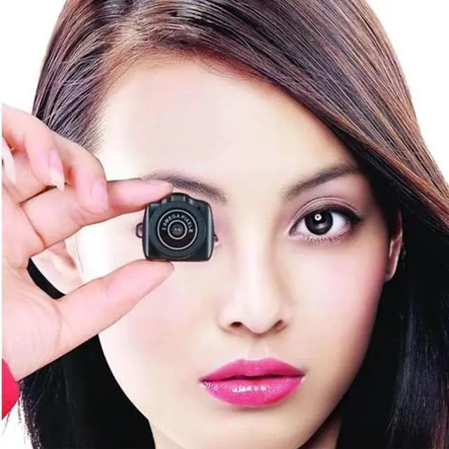Alt view image 2 of 5 - Y2000 Digital Mini Action Camera Video Audio DVR Small Camcorder Webcam Portable Car Pocket Micro Cam With Key Chain