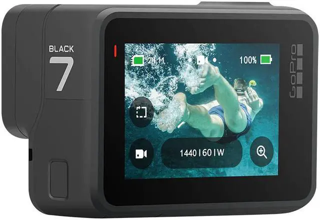 Alt view image 4 of 5 - HERO 7 Black Waterproof Action Camera with Touch Screen Sports Cam  HERO 7 12MP Photos Live Streaming Stabilization