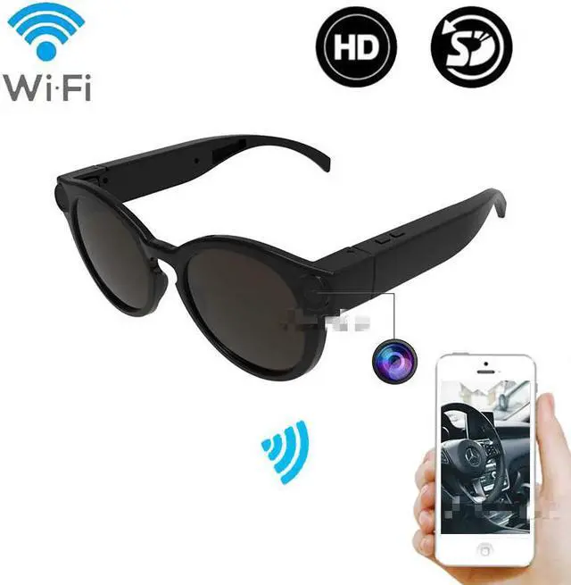 Main image of Glasses WiFi Mini Camera HD 1080P DVR Video Audio Recorder Portable Outdoor Sport Sunglasses Cam Micro IP Camcorder
