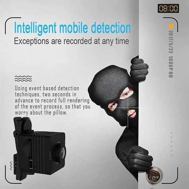 Alt view image 3 of 5 - HD Mini camera 1080P small camera Wide Angle Waterproof cam Camcorder DV Mini video Sport Night Visio camera micro SQ 12