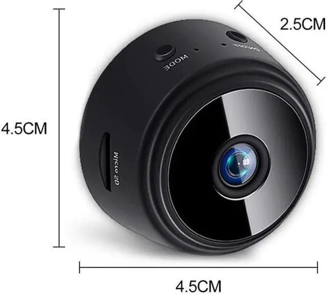 Alt view image 2 of 5 - IP WIFI Wireless Camera Camcorder Wireless Home Security DVR 720P Night Vision Device Action Camera With Magnetic Bracket
