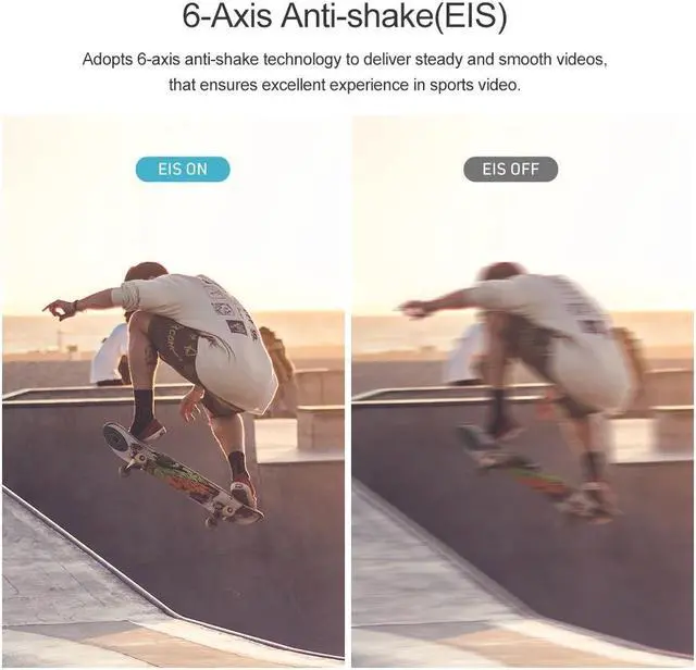 Alt view image 3 of 5 - V39 action camera 4K / 60FPS 20MP 2.0 LCD EIS Dual MIC WiFi webcam waterproof Pro Helmet cam Sport camera