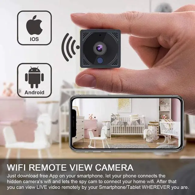 Alt view image 5 of 5 - 1080P MINI IP Camera Wifi Action Camera Endoscope Small 4K Video Camera Action Camera Night Vision camara espia mini camera wifi