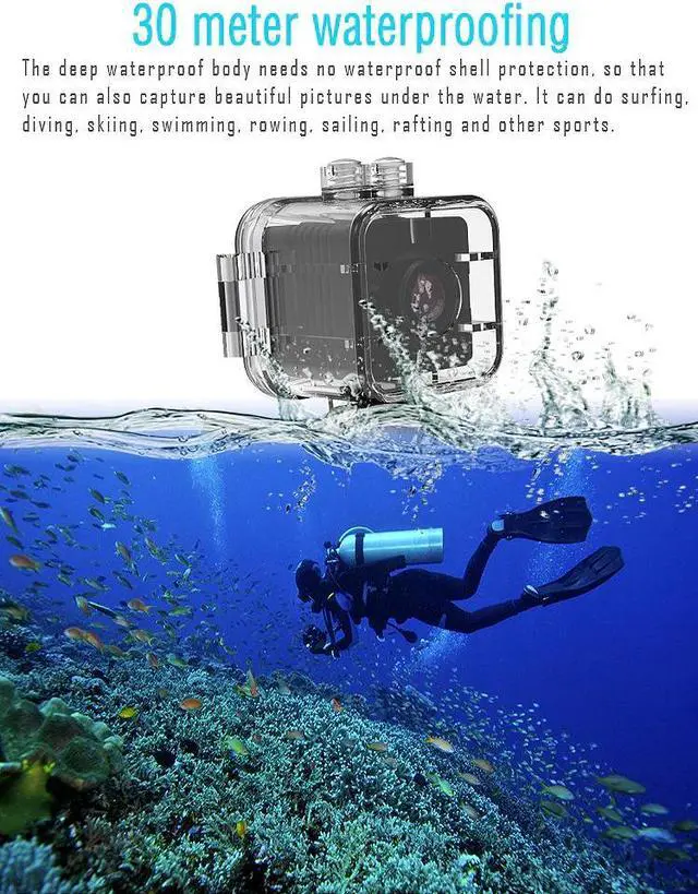 Alt view image 4 of 5 - Waterproof 1080P HD Mini Camera Cam Full Color Micro Espia DVR Flexible with Motion Sensor Secret Camcorder Sport Action