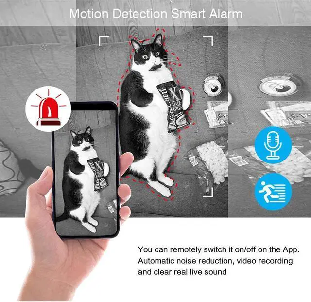 Alt view image 4 of 5 - HD 1080P Wifi Mini Camera IP secret cam Sport DVR DV small Home Safety Security Camcorder Night Vision Motion Detection Mic