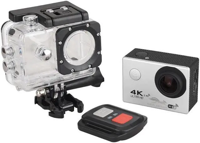 Alt view image 4 of 5 - HD 4K Action Camera wifi Camcorders 16MP 170 go 4 K deportiva 2 inch f60 30M Waterproof Sport Camera pro 1080P 60fps cam