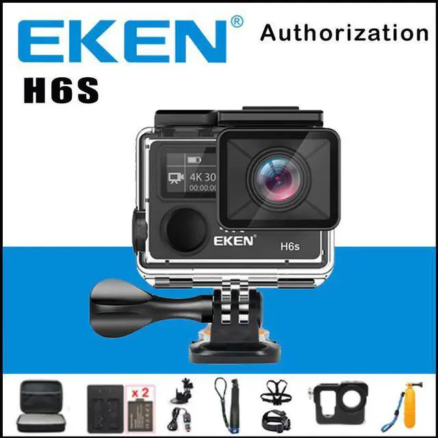 Main image of H6S Ambarella A12 WIFI 4K 30FPS Action Camera 14MP EIS Image Stabilization 30M waterproof 170 degree 1080p sport cam
