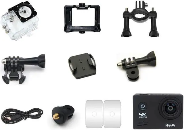 Alt view image 3 of 5 - LCD Screen 4K High Definition micro Sport Video Camera with WIFI Function Scouting Waterproof Design Cycling mini cam