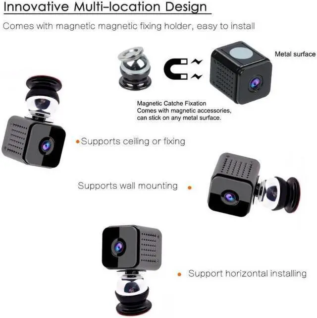 Alt view image 5 of 5 - Mini Camera HD 1080P Wireless IP wifi Camera DVR Camcorder Sport Video Recorder infrared Night Vision Motion Detection Cam