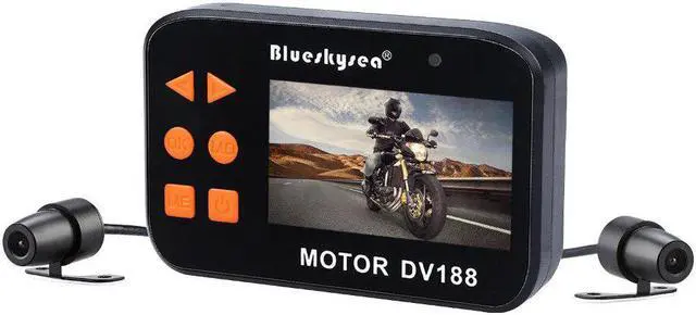Alt view image 2 of 5 - DV188 Action Sports Camera 1080P Video DVR Waterproof Bike Motorcycle Car Vehicle Cam Dual Lens Dash camera Camcorder