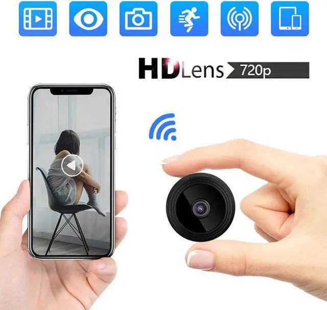 Main image of IP WIFI Wireless Camera Camcorder Wireless Home Security DVR 720P Night Vision Device Action Camera With Magnetic Bracket