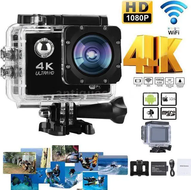 Main image of H9R H9 Action Camera Ultra HD 4K 30fps WiFi 2.0-inch 170D Underwater Waterproof Helmet Video Recording Cameras Sport Cam