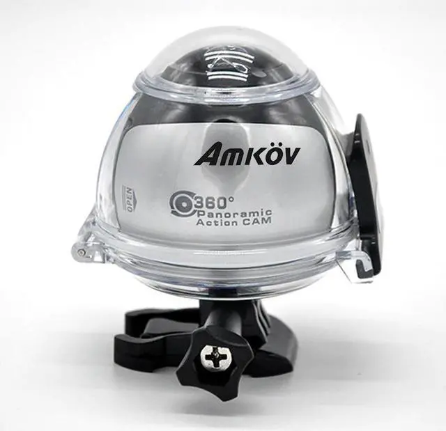 Alt view image 3 of 5 - Mini 360 Video Camera V1 Action Camera Dual Image Stabilization Mini Panorama Camera 360 Degree Sport Driving VR Camera