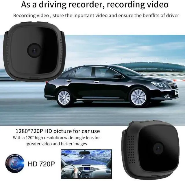 Alt view image 3 of 5 - Camera Micro Wifi IP Night Vision 720P Camera HD Video Recorder Sport Outdoor Motion Detection Android P2P Wearable Cam