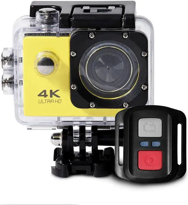 Alt view image 3 of 5 - Waterproof Camera 170 Angle Wide Angle WiFi Sports Camera Action Camera Ultra HD 4K with Remote Control