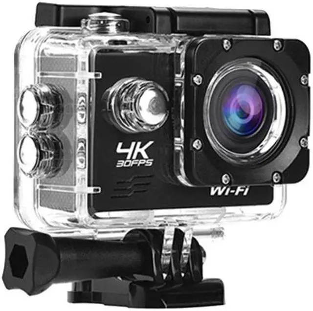 Alt view image 4 of 5 - Camera HD 4K/60Fps Wifi 16MP 2.0 LCD 170D Lens Helmet Camera 30M Go Waterproof Pro Sports Camera Video Camcorder