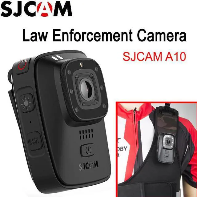 Main image of A10 Portable Law Enforcement Camera Wearable Body Camera IR-Cut B/W Switch Night Vision Laser Lamp Infrared Action Camera