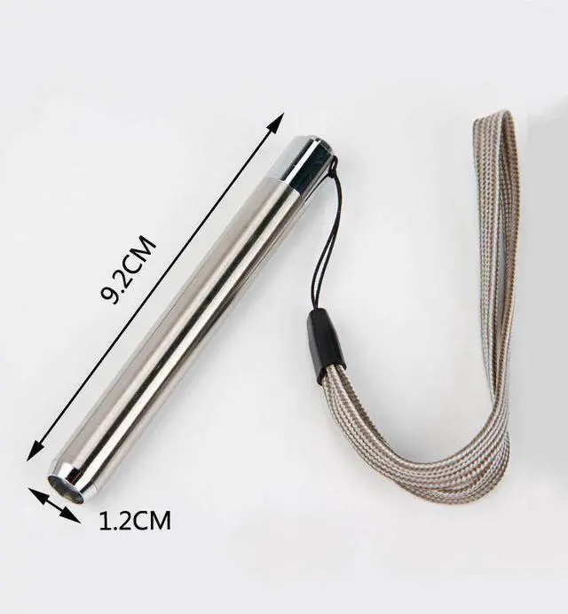 Alt view image 4 of 5 - flashlight metal portable ultraviolet flashlight UV lamp stainless steel detection torch Battery Powered use AA battery