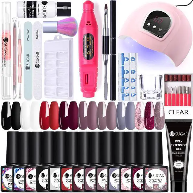 Main image of Nail Set 54W Plus UV LED Lamp Dryer With Nail Gel Polish Kit Soak Off Manicure Set Gel Nail Polish For Nail Art Tools