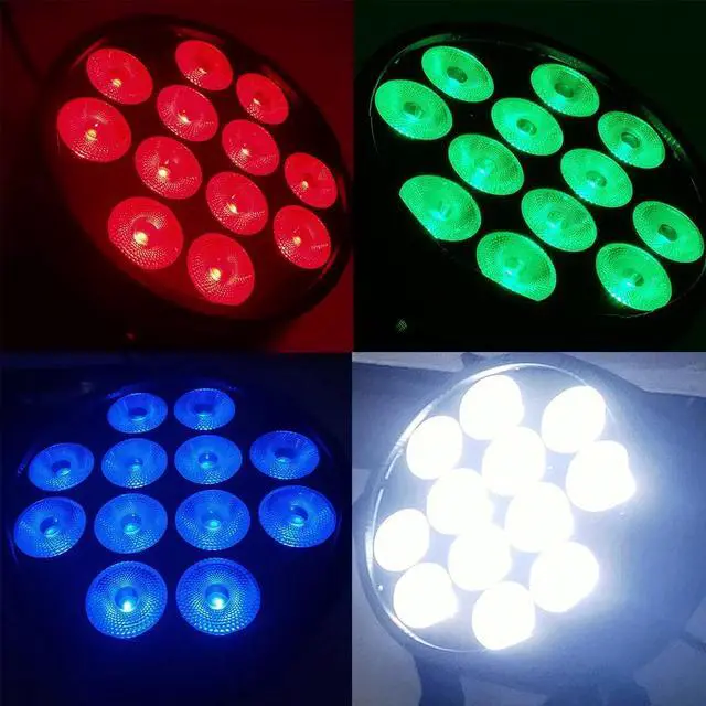 Alt view image 2 of 5 - FLat Par 12x18W RGBWA UV 6in1 wash light Cast-Aluminum Alloy 250W Powerful  Stage Light
