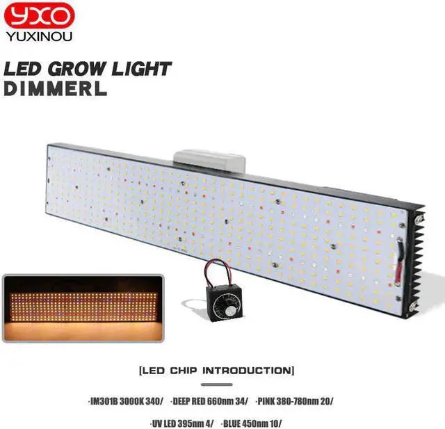 Alt view image 2 of 5 - LM301B LM301H Dimmable LED Grow Light With Meanwell Driver 240W 480W 720W 3000K/3500K 660NM UV IR For Plants Veg Bloom