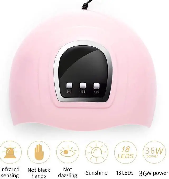 Alt view image 3 of 5 - 10Pcs Color Nail Gel Polish Set with UV Lamp Nail Dryer Curing Gel Polish Semi Permanent Soak Off Gel Varnish Kit DIY