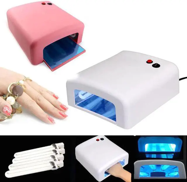 Main image of Pro Nail Polish Dryer Lamp 36W LED UV Gel Acrylic Curing Light Spa Kit With 4 Tubes For Women Nail Art Tool H7JP