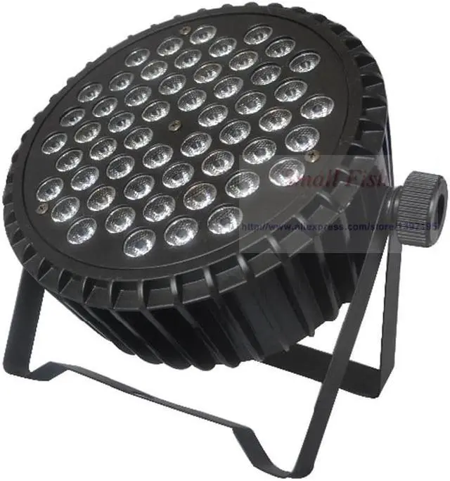 Alt view image 5 of 5 - 4Pcs/Lot DMX Control LED Par 54x3W RGBW/RGBWA/RGBWA-UV Optional LEDs DMX  Channels LED Flat Par Light Professional DJ Equipment