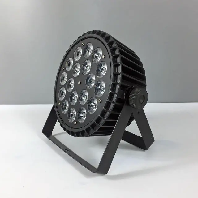 Alt view image 5 of 5 - stage lighting 18x18W 6in1 RGBWA UV Led Par Light Outdoor Stage DMX Control DJ 18x12W 4in1 Par Can Pool Wash Wall